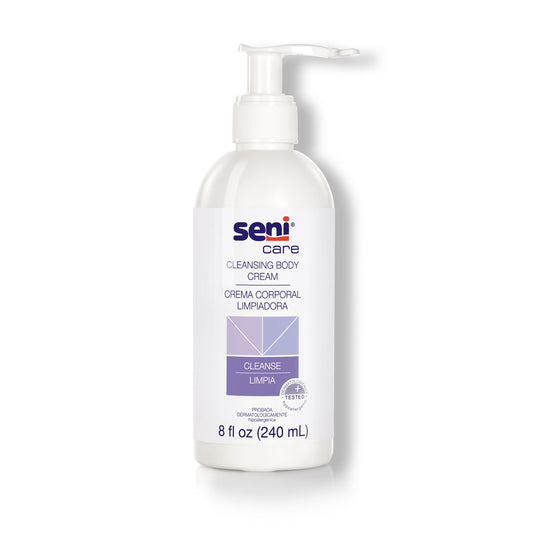 Seni® Care Rinse Free Body Wash, 8-ounce Pump Bottle