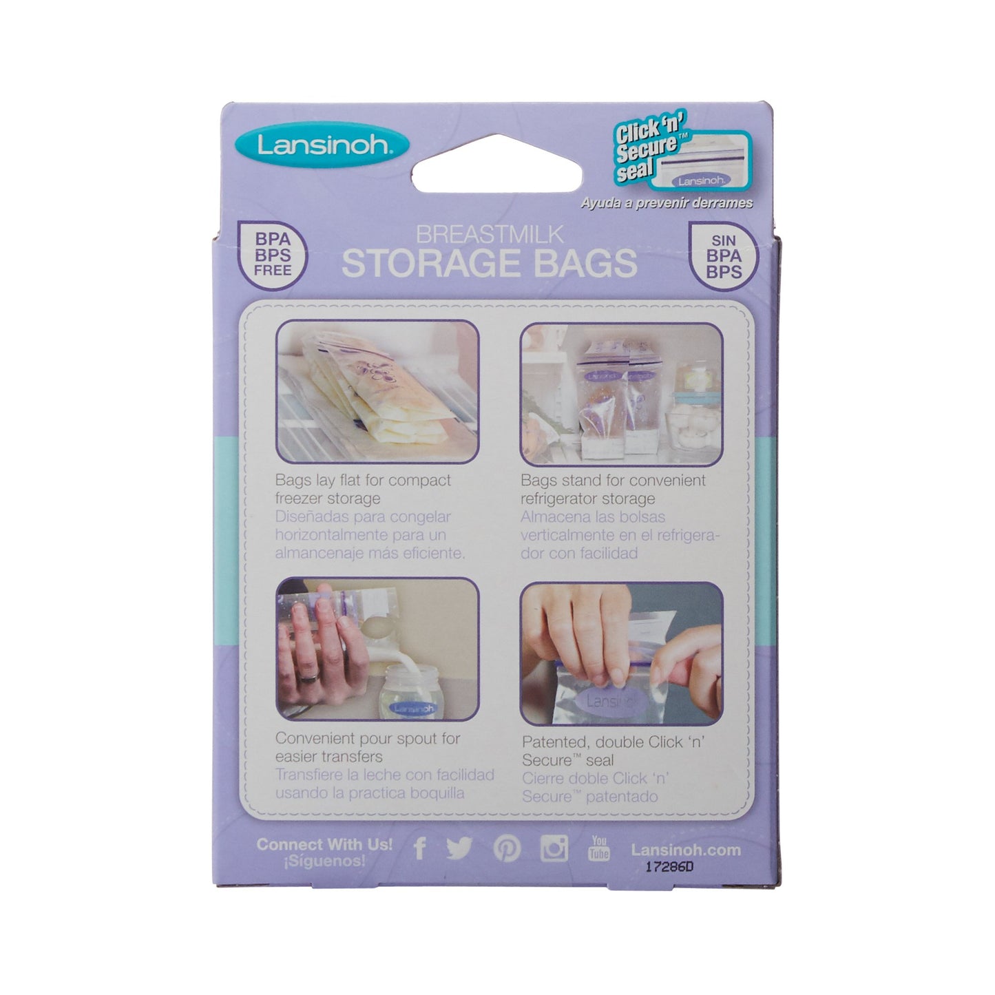 BAG, BREAST MILK STORAGE 6OZ 50CT (6/CS)