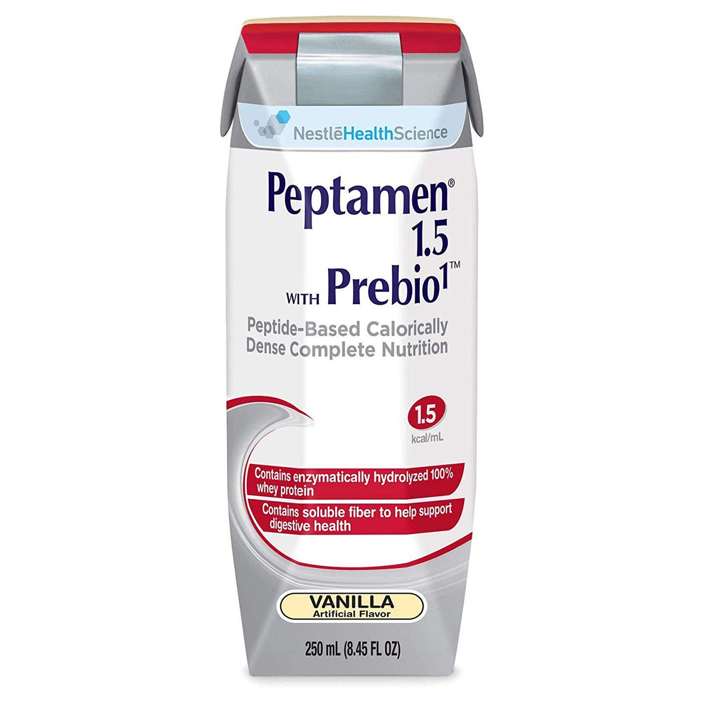 Peptamen® 1.5 with Prebio 1™ Vanilla Peptide-Based Complete Nutrition, 250 mL