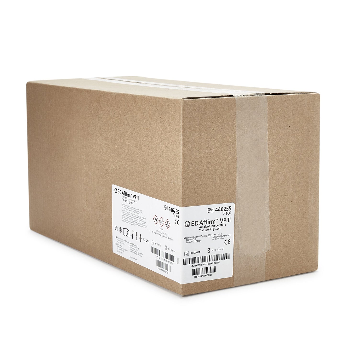 TRANSPORT SYS, AMBIENT TEMP AFFIRM VPIII (10/BX 10BX/CS)