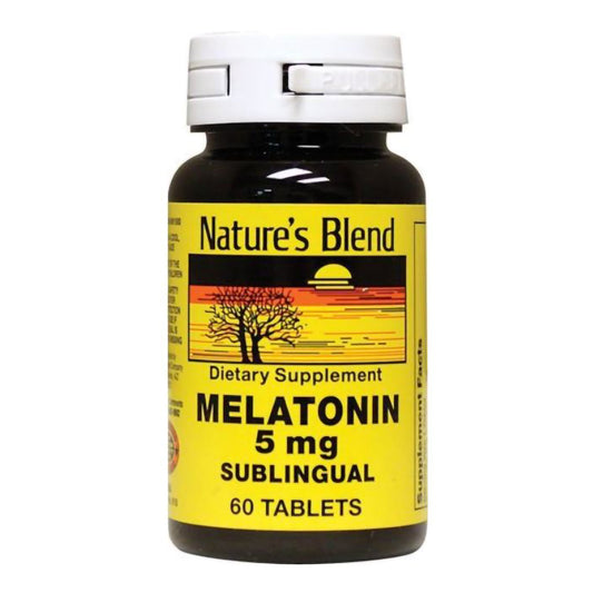 MELATONIN, TAB 5MG CHR NAT/V (60/BT)