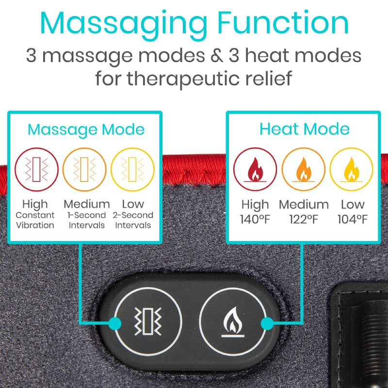 Heated Massaging Knee Brace