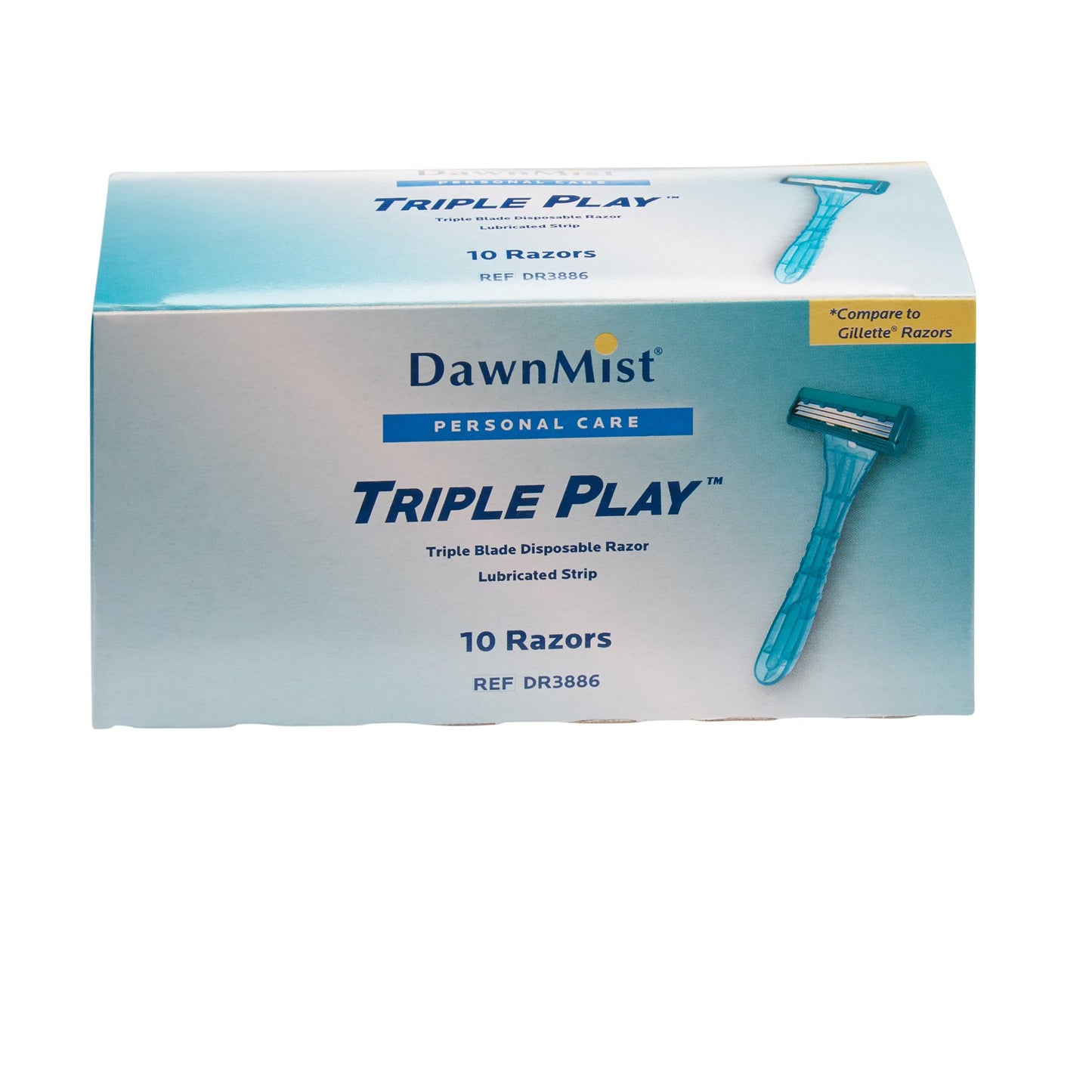 RAZOR, DISP 3BLADE (10/PK 50PK/CS)