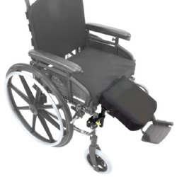 WHEELCHAIR, AMPUTEE SWING AWAY9"X14"