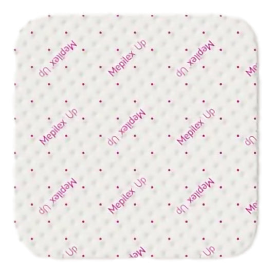 Foam Dressing Mepilex® Up 8 X 8 Inch Without Border Without Film Backing Silicone Adhesive Square Sterile