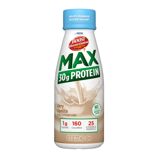 Boost® Glucose Control Max Vanilla Balanced Nutritional Drink, 11-ounce Bottle