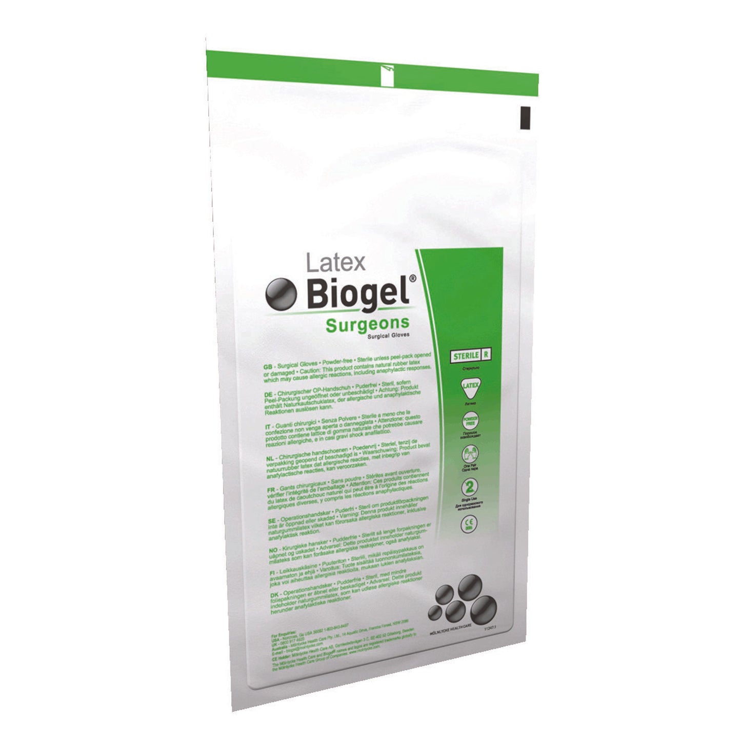 Biogel® Surgeons Latex Surgical Glove, Size 6.5, Straw Color