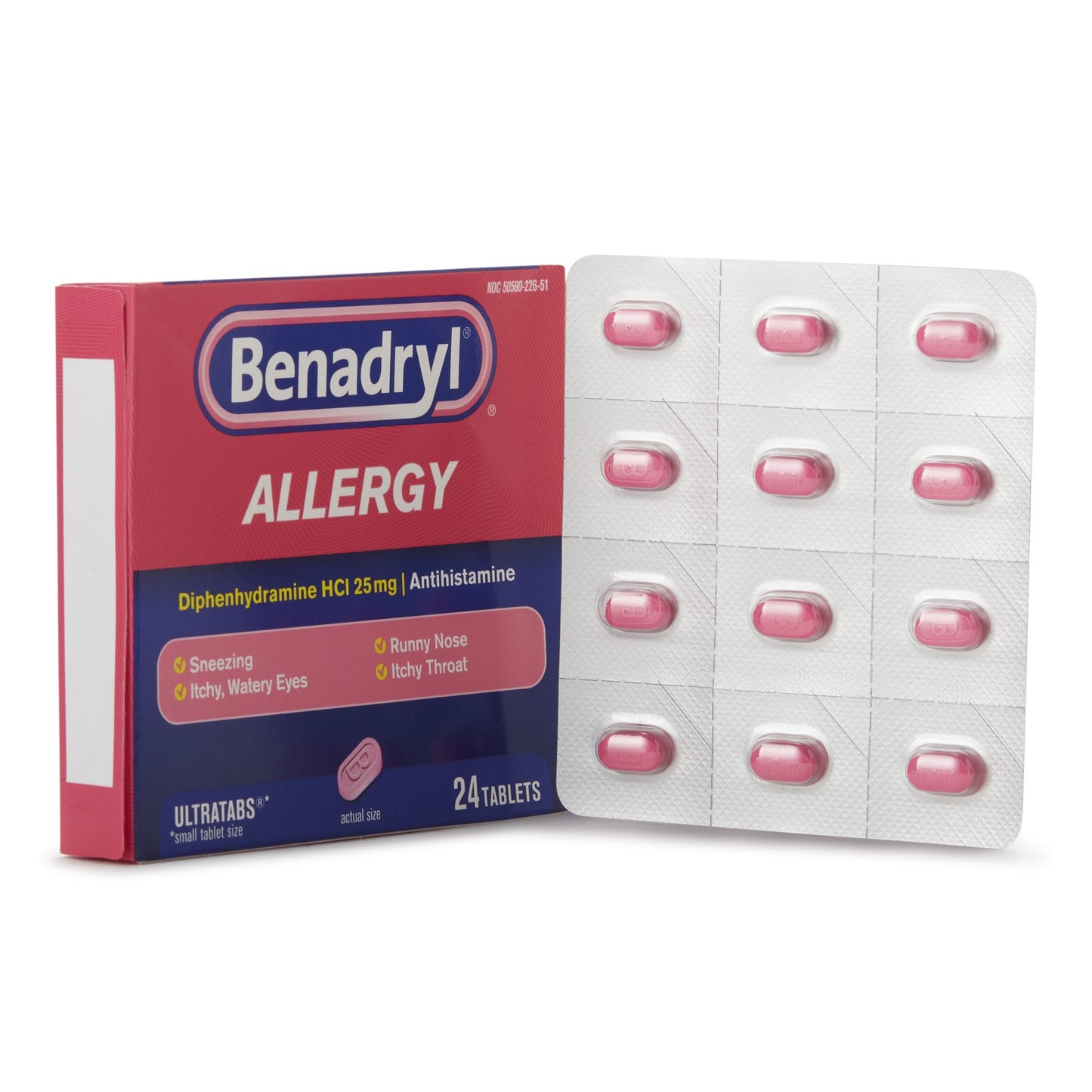 BENADRYL ULTRA, TAB 25MG (24/CT)