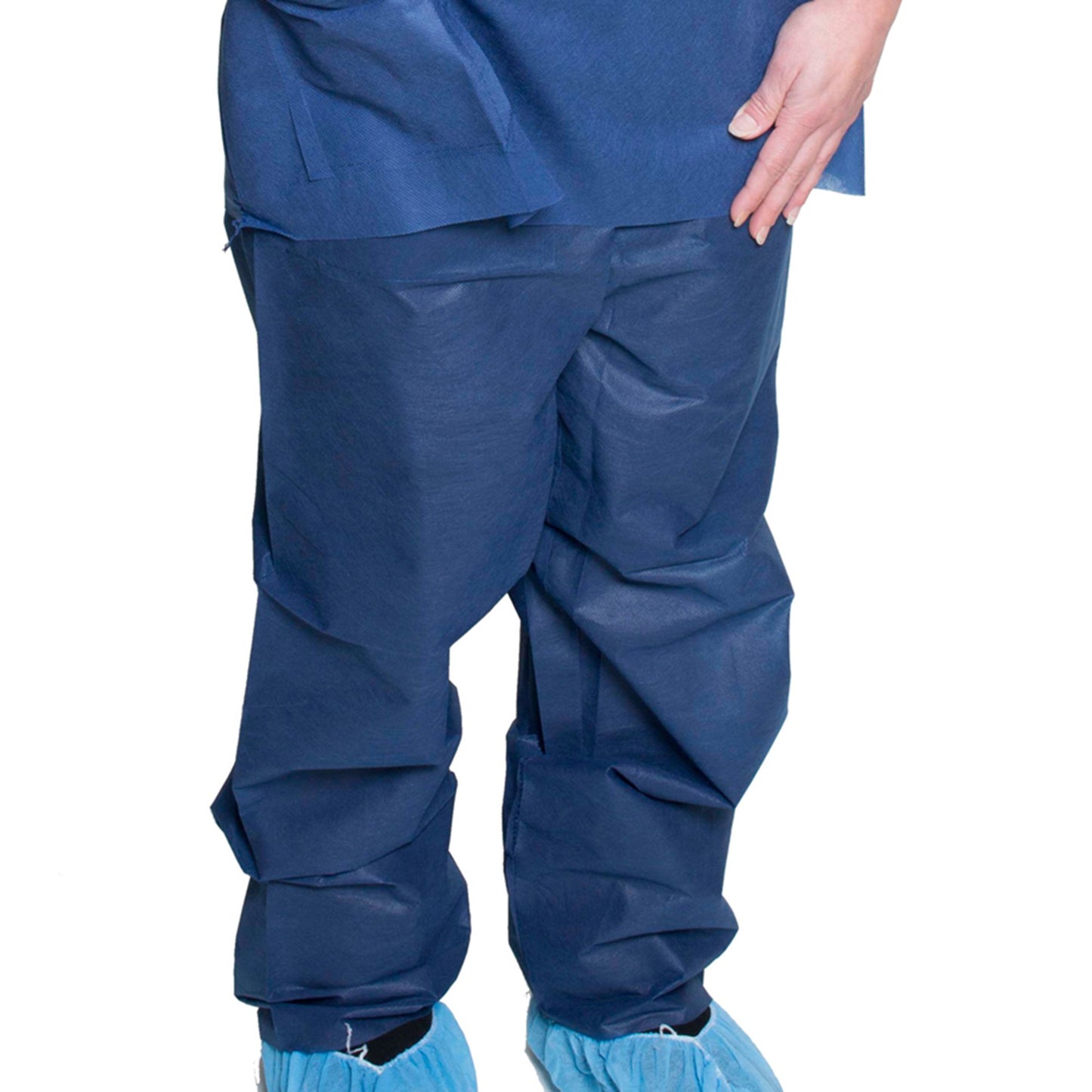 Dukal Scrub Pants, Spunbond Polypropylene, Extra Large, Dark Blue