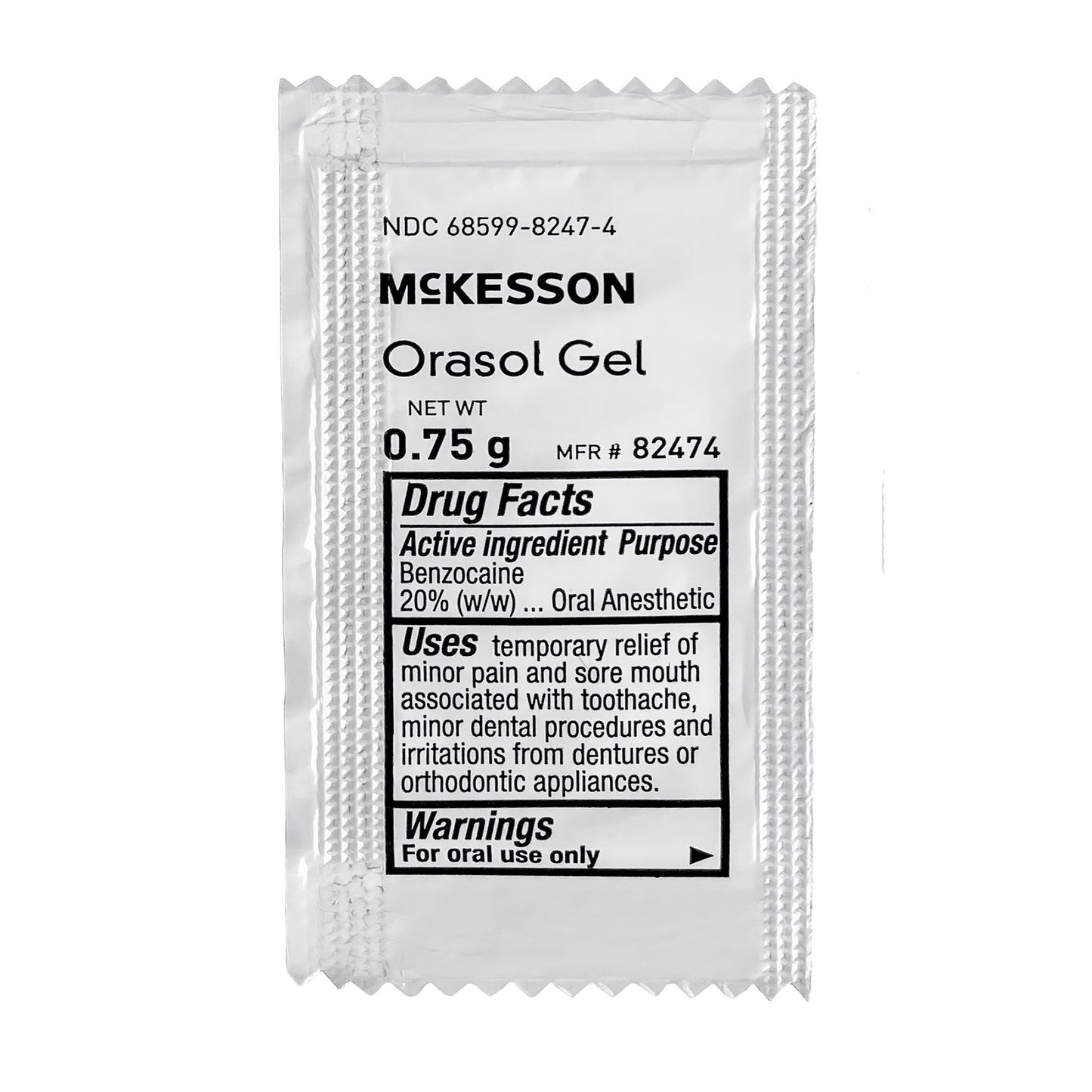 ORASOL, GEL 20% BENZOL 0.9GM (75/BX)