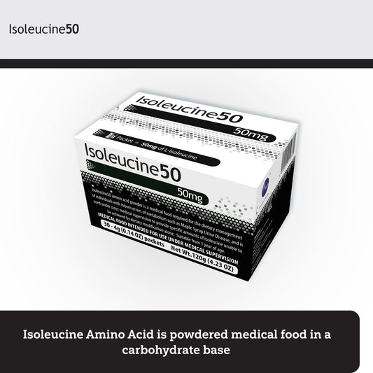 AA ISOLEUCINE, 50MG SUPPLEMENT4GM (30/BX)