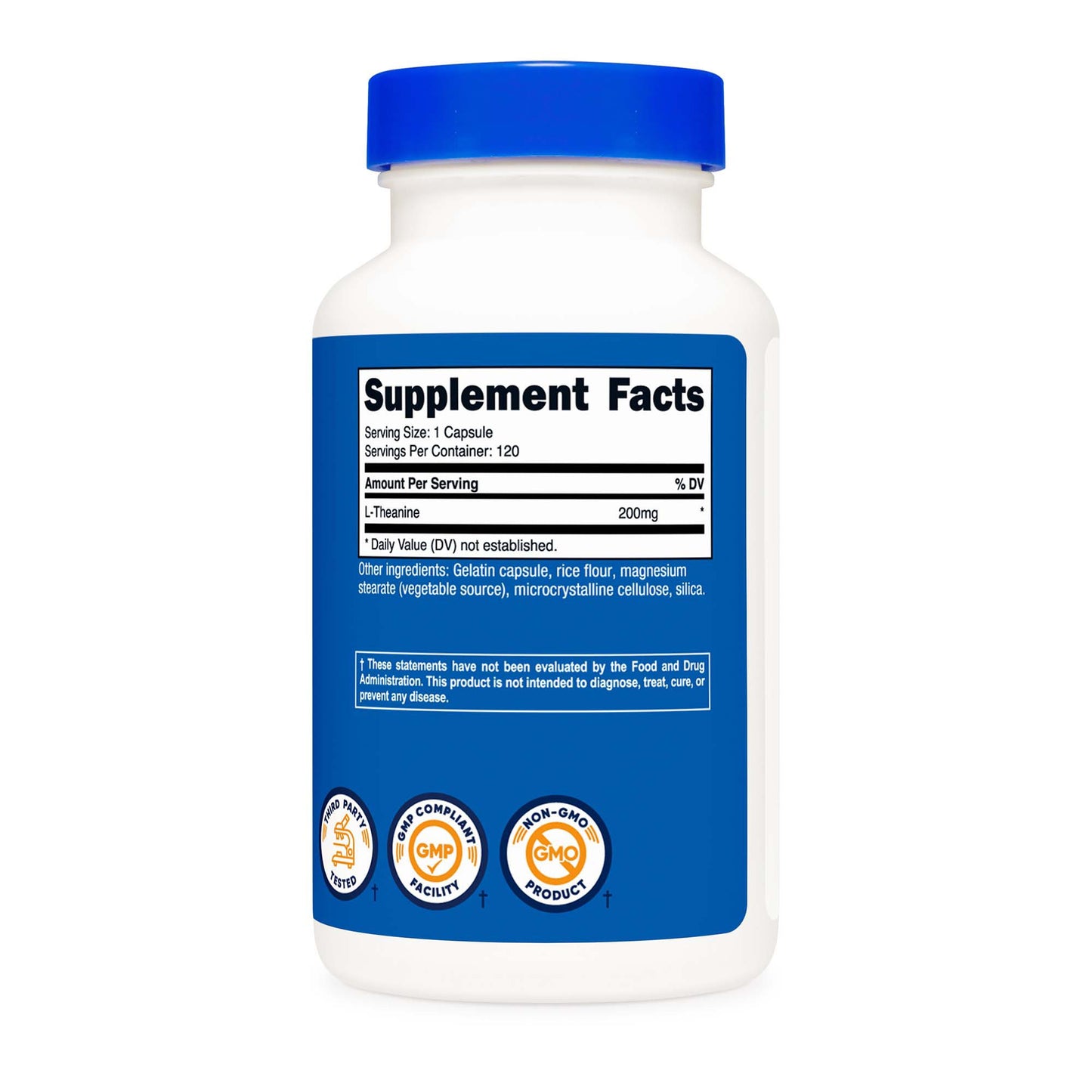 VITAMIN, CAP L-THEANINE 200MG (120/BT 12BT/CS)