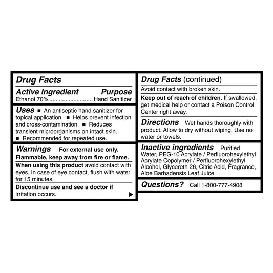 SANITIZER, FOAM ALOE 8.5OZ PUMP (24/CS)