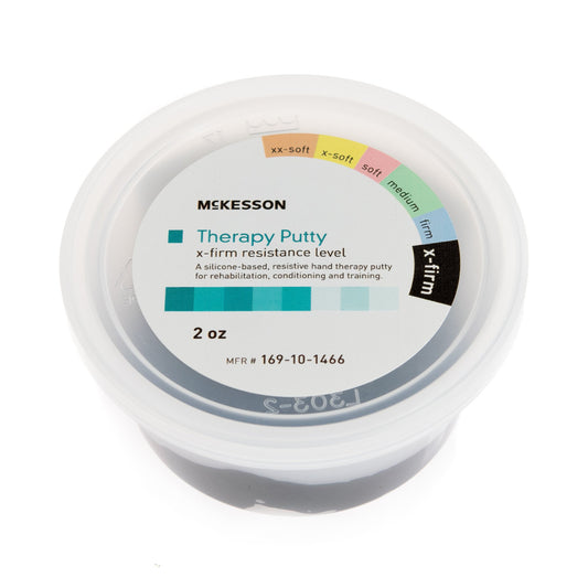 McKesson Therapy Putty, Extra Firm, Black, 2-ounce Container