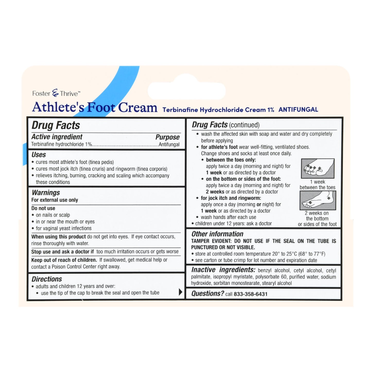 ATHLETES FOOT, CRM FT SM 1% 1OZ