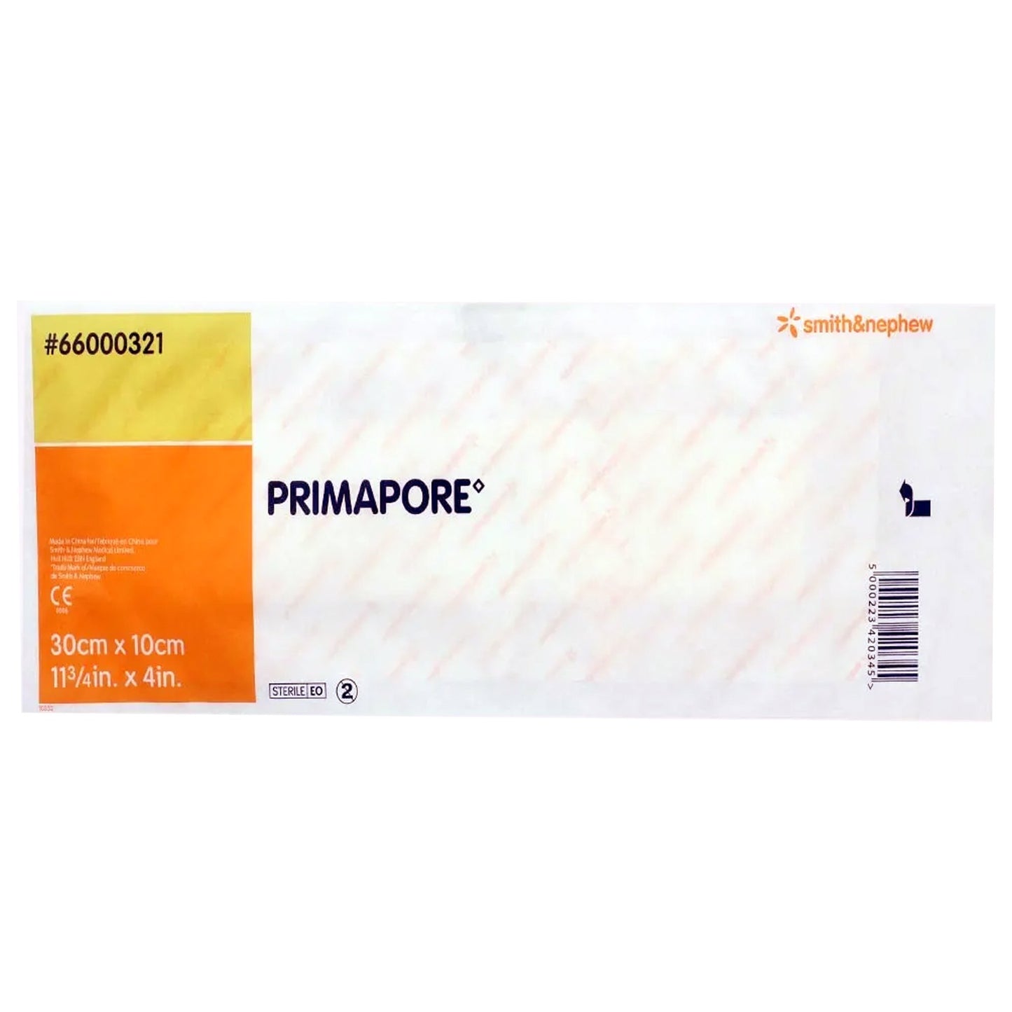 Primapore Adhesive Dressing, 10 x 30 Centimeter