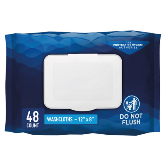 Prevail® Personal Cleansing Wipe, Soft Pack, Aloe, Vitamin E, 8 x 12 Inch