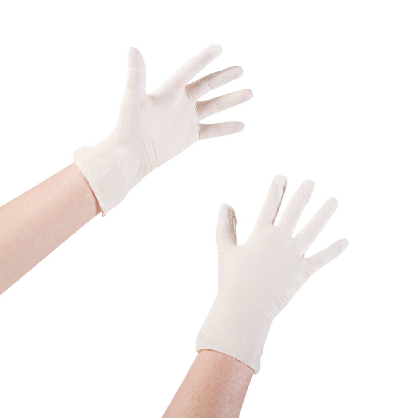 McKesson Stretch Vinyl Exam Gloves X-Large NonSterile Smooth Ivory Not Rated 100 per Box