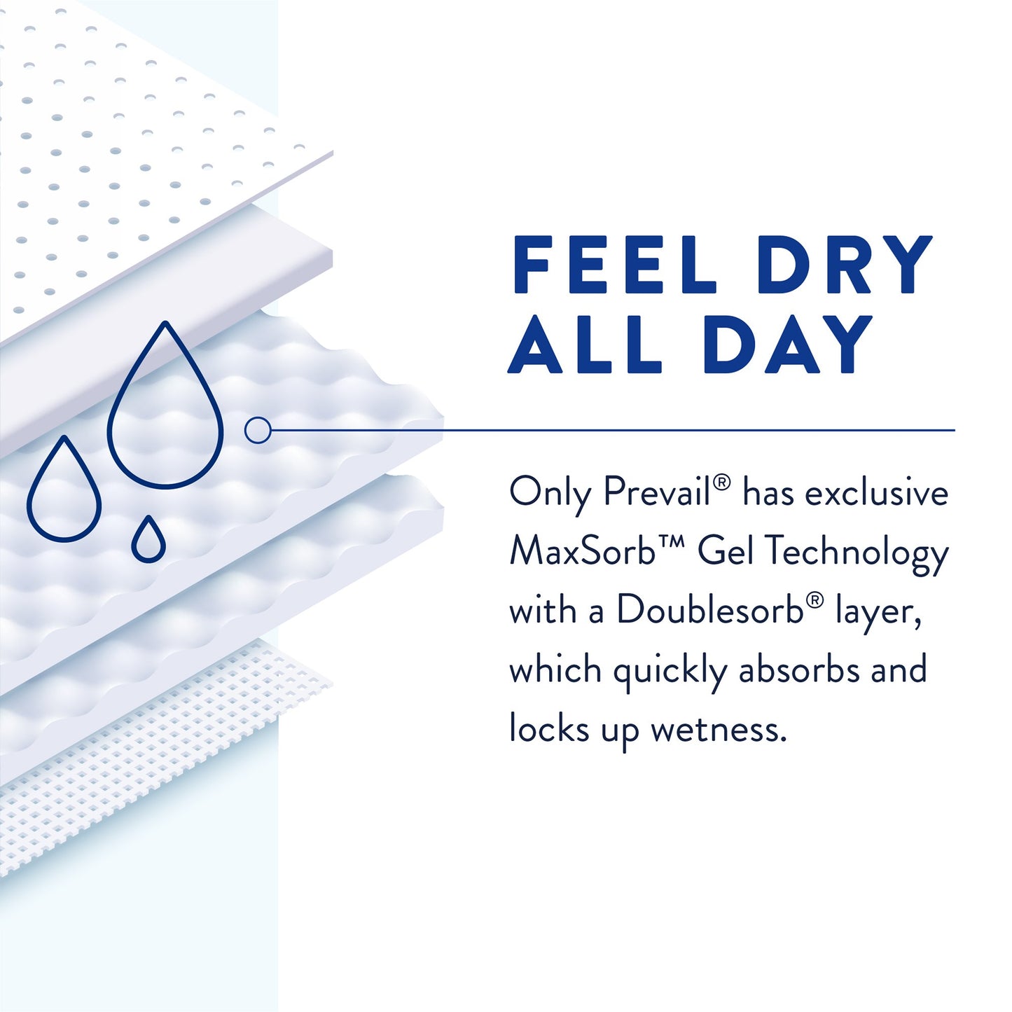 Prevail Air™ Stretchable Ultimate Plus Absorbency Briefs, Size 3