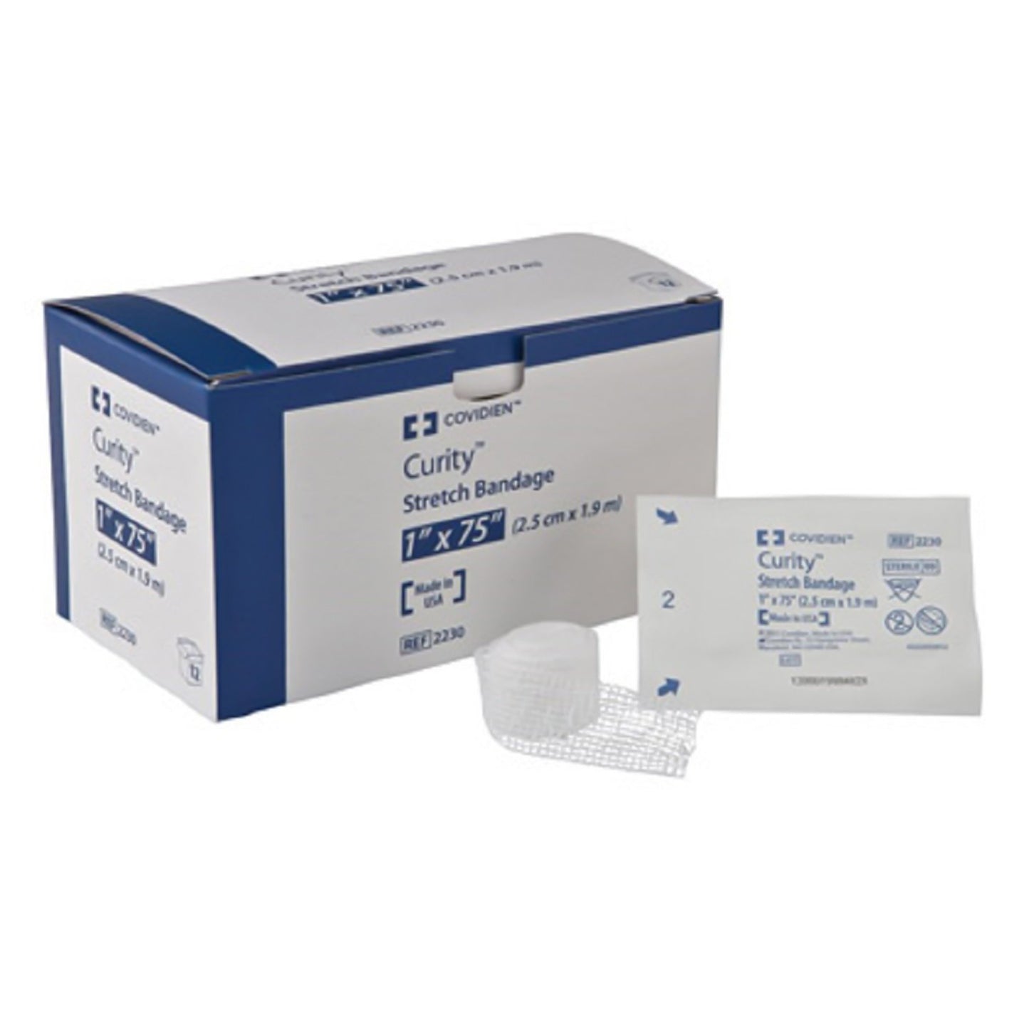 BANDAGE, GAUZE STRETCH STR 1"X75" (12/BG)