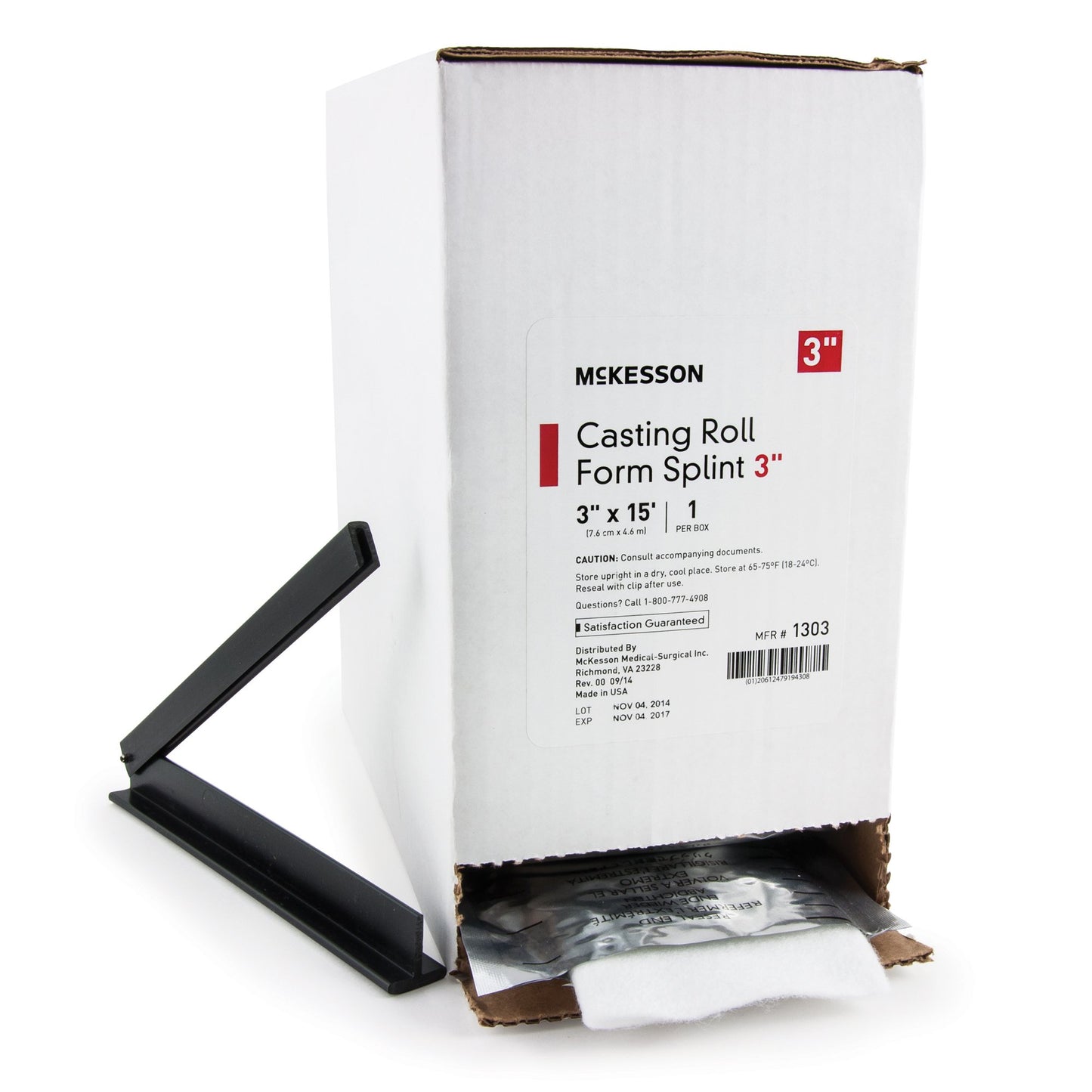 SPLINT, CAST 3"X15' (1RL/BX 2BX/CS)