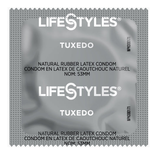 Lifestyles® Tuxedo™ Lubricated Latex Condoms
