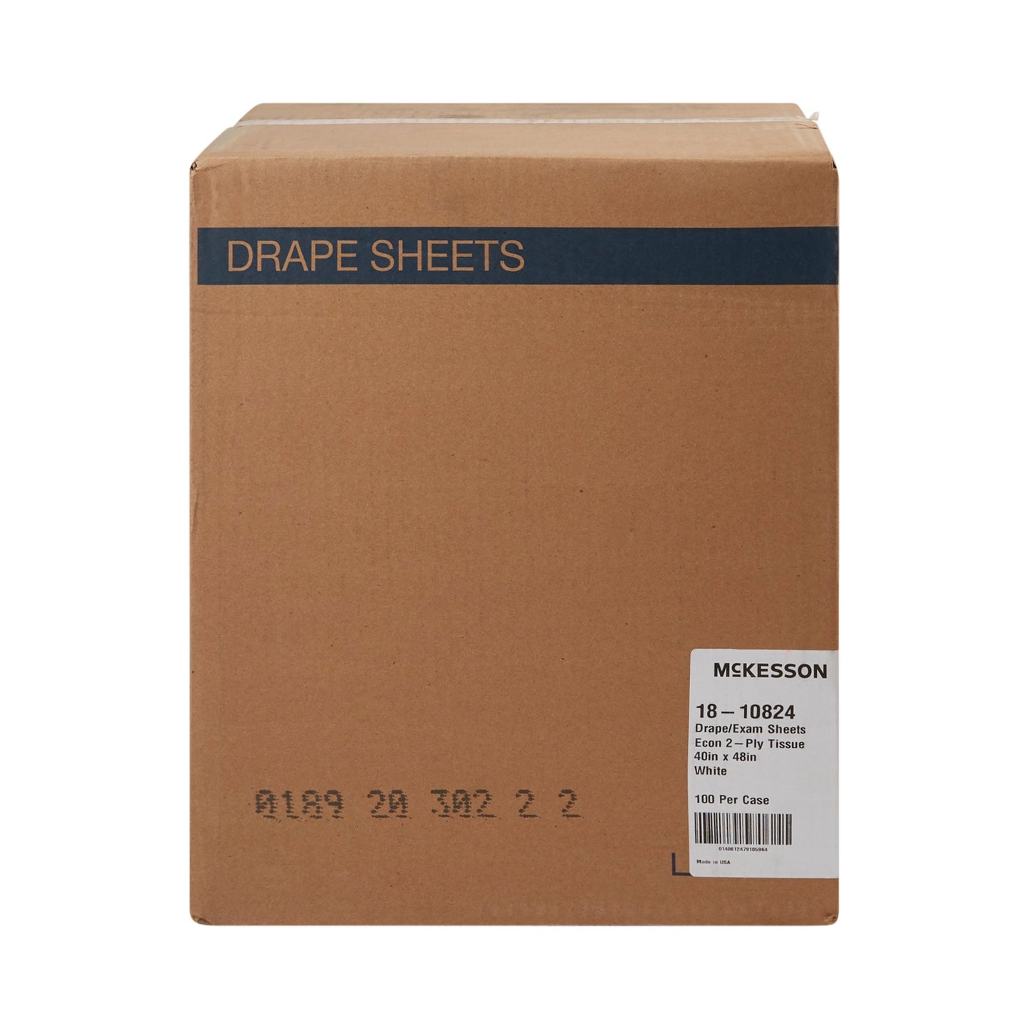 SHEET, DRAPE 2PLY ECON WHT 40X48 (100/CS)