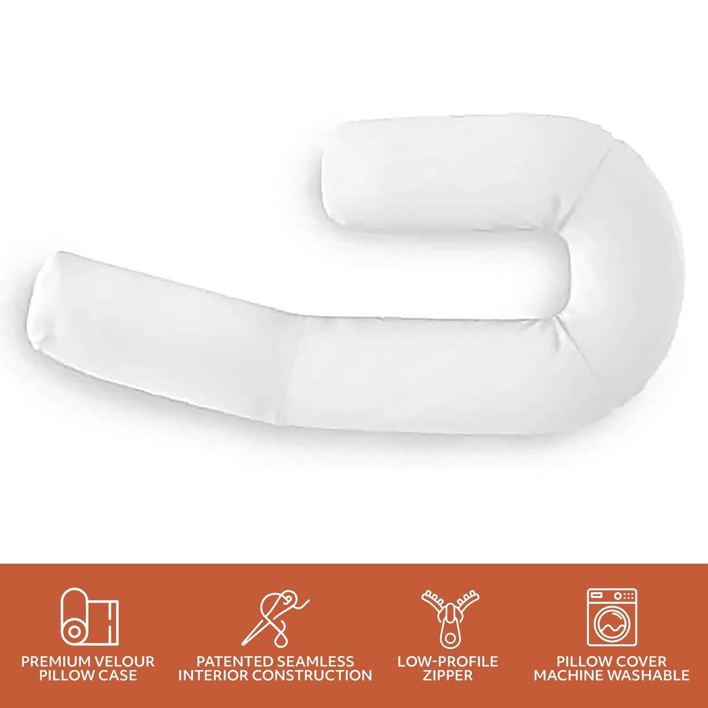 POSITIONER, PATIENT THERAPEUTIC BODY PILLOW SM- 5'1" & BELOW