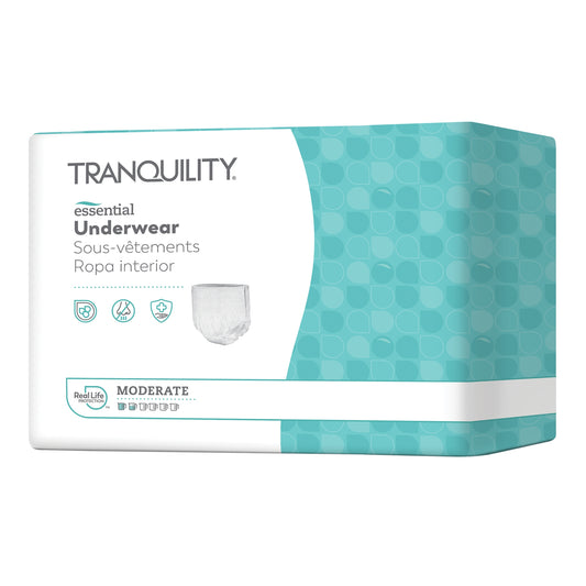 UNDERWEAR, ABSRB TRANQUILITY ESSENT DISP XLG (25/BG 4BG/CS)