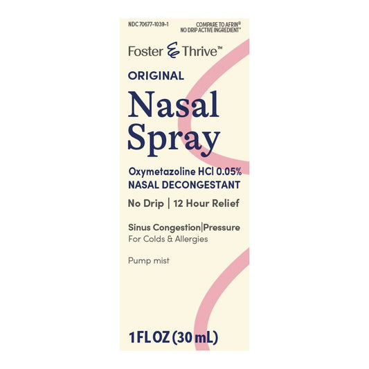 Foster & Thrive™ Oxymetazoline 0.05% Saline Nasal Spray