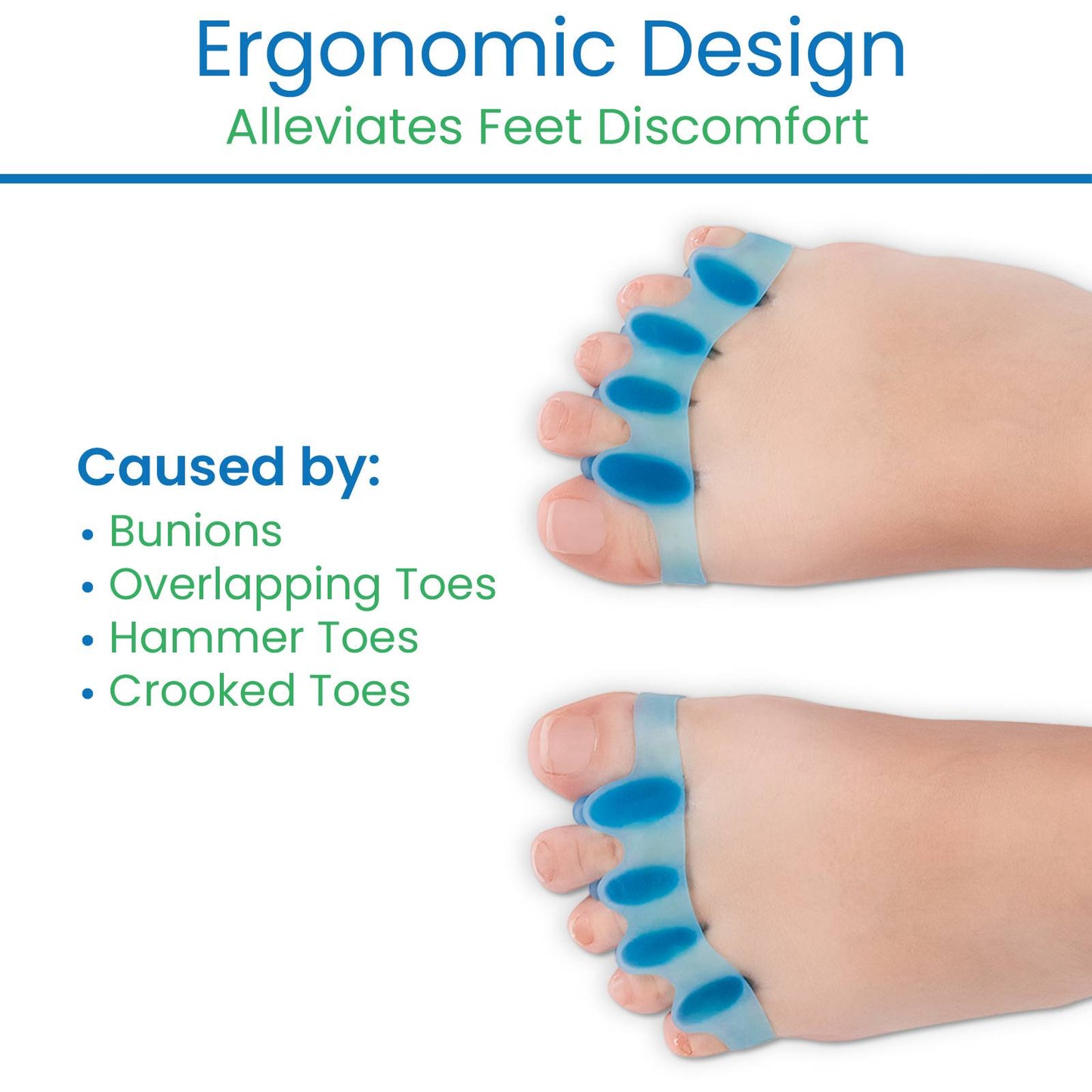 Ergonomic Toe Separators