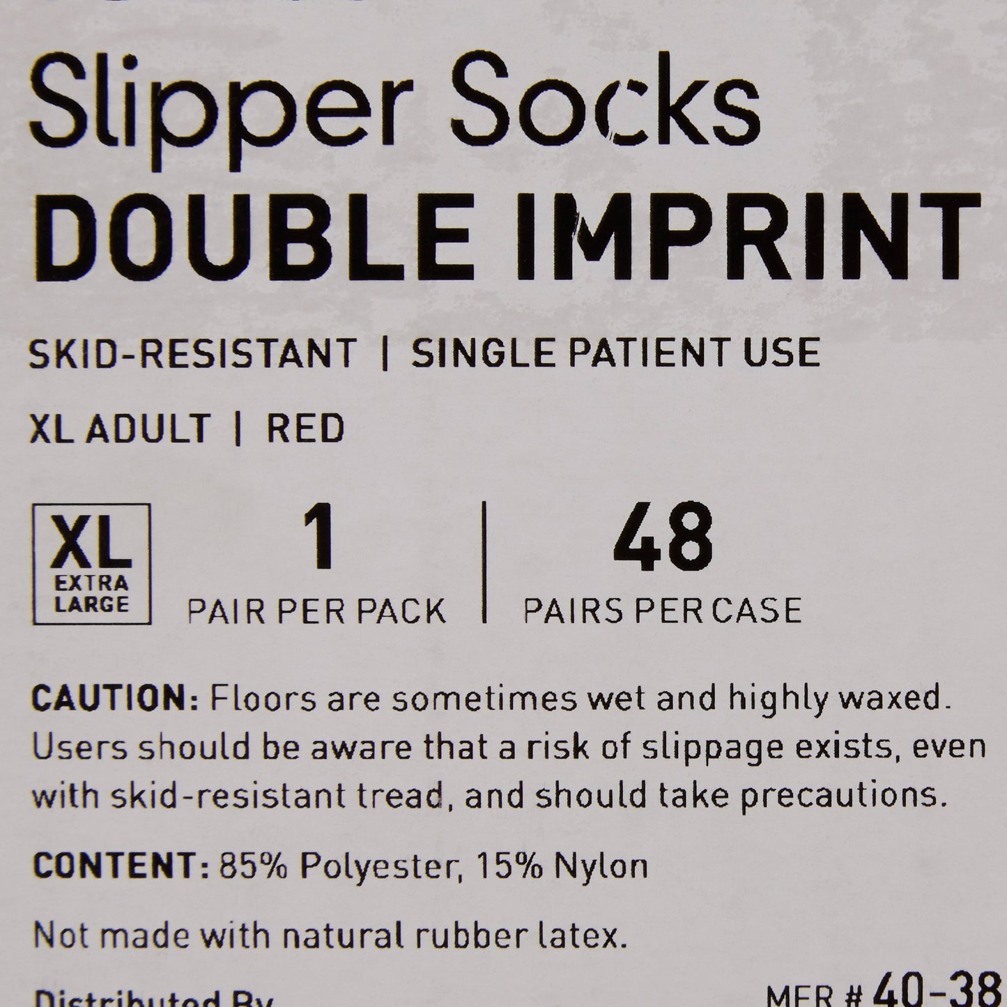 McKesson Terries™ Adult Slipper Socks, Extra Large
