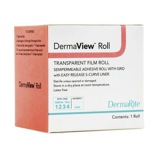 DRESSING, WND DERMAVIEW MATRIXTRANS FILM ROLL 4"X11YDS (1/BX