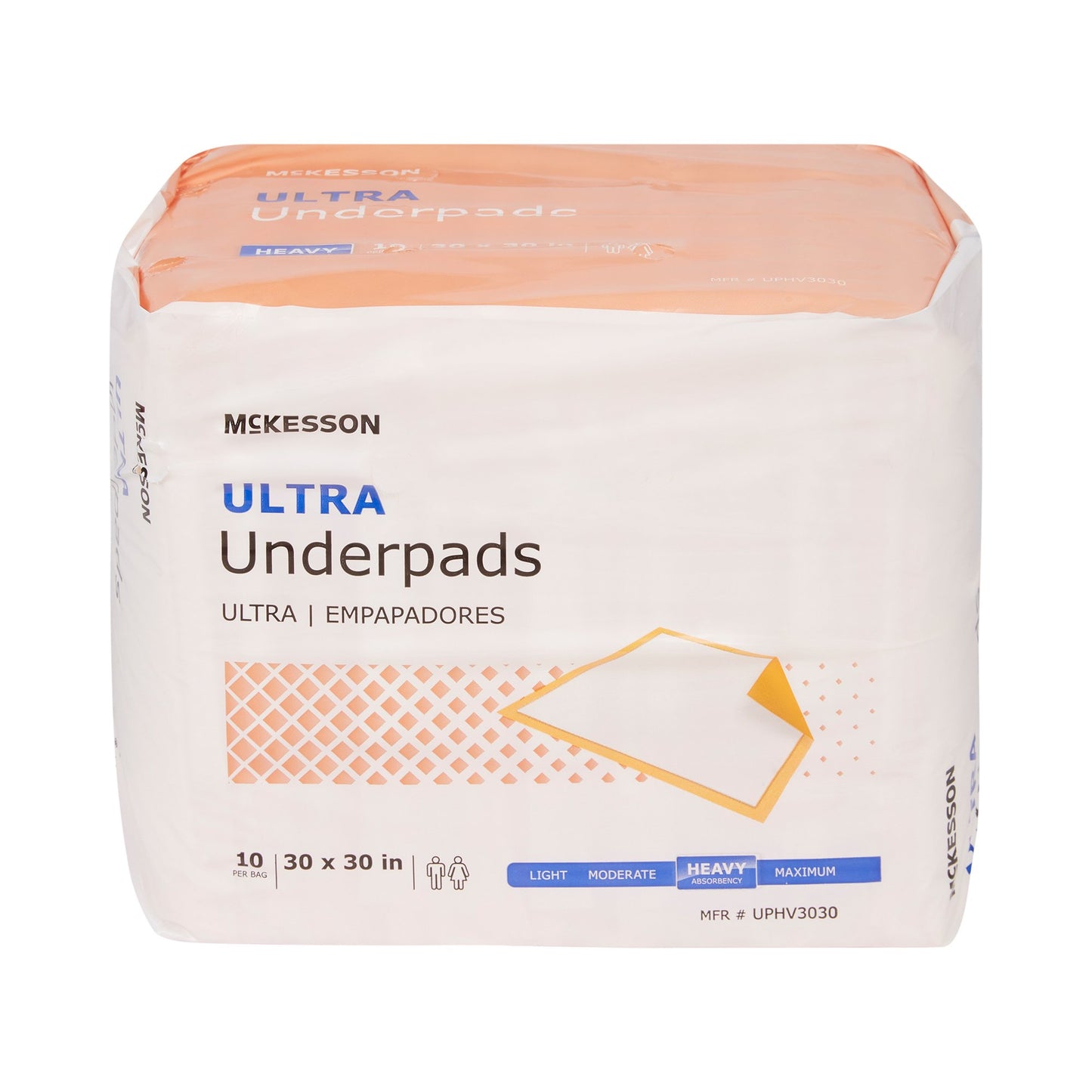 UNDERPAD, HEAVY ABSRB 30X30 (10/BG 10BG/CS)