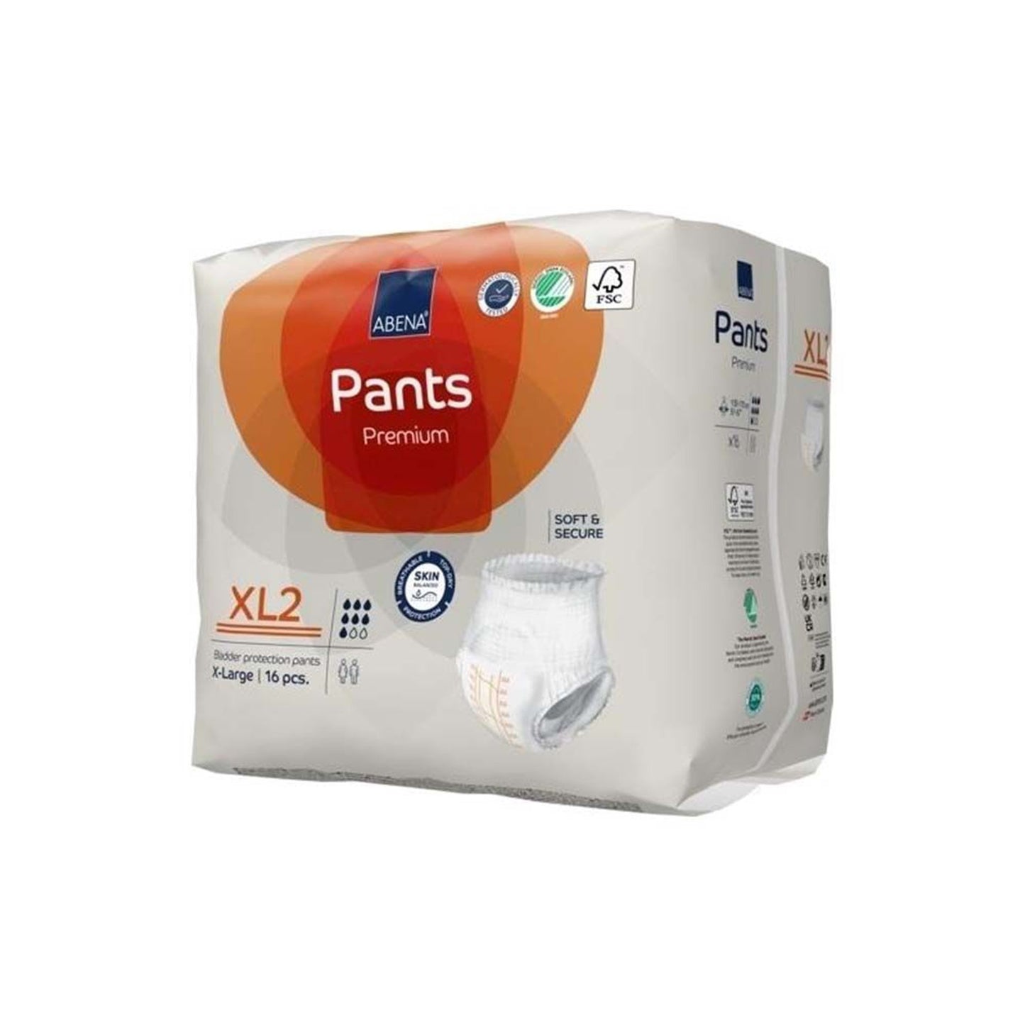 UNDERWEAR, INCONT ABENA PROT PREM XL2 XLG (16/PK 6PK/CS)