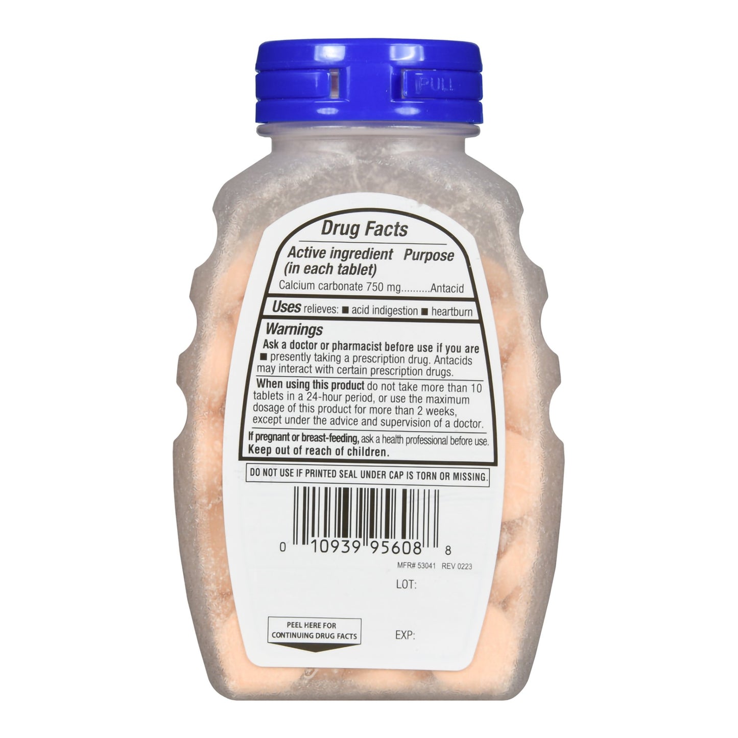 ANTACID+CALC, TAB CHEW FT SM ORG300MG (80/BT)