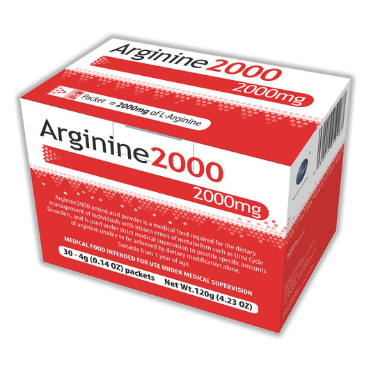 Arginine2000 Medical Food for Dietary Management of Inborn Errors of Metabolism