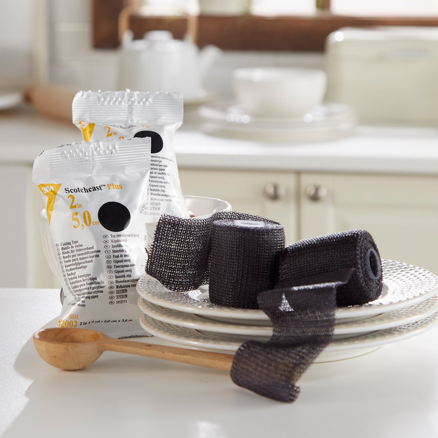 3M™ Scotchcast™ Plus Black Cast Tape, 2 Inch x 4 Yard