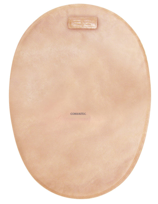 The Natura®+ Two-Piece Closed End Beige Filtered Ostomy Pouch, 70mm Flange