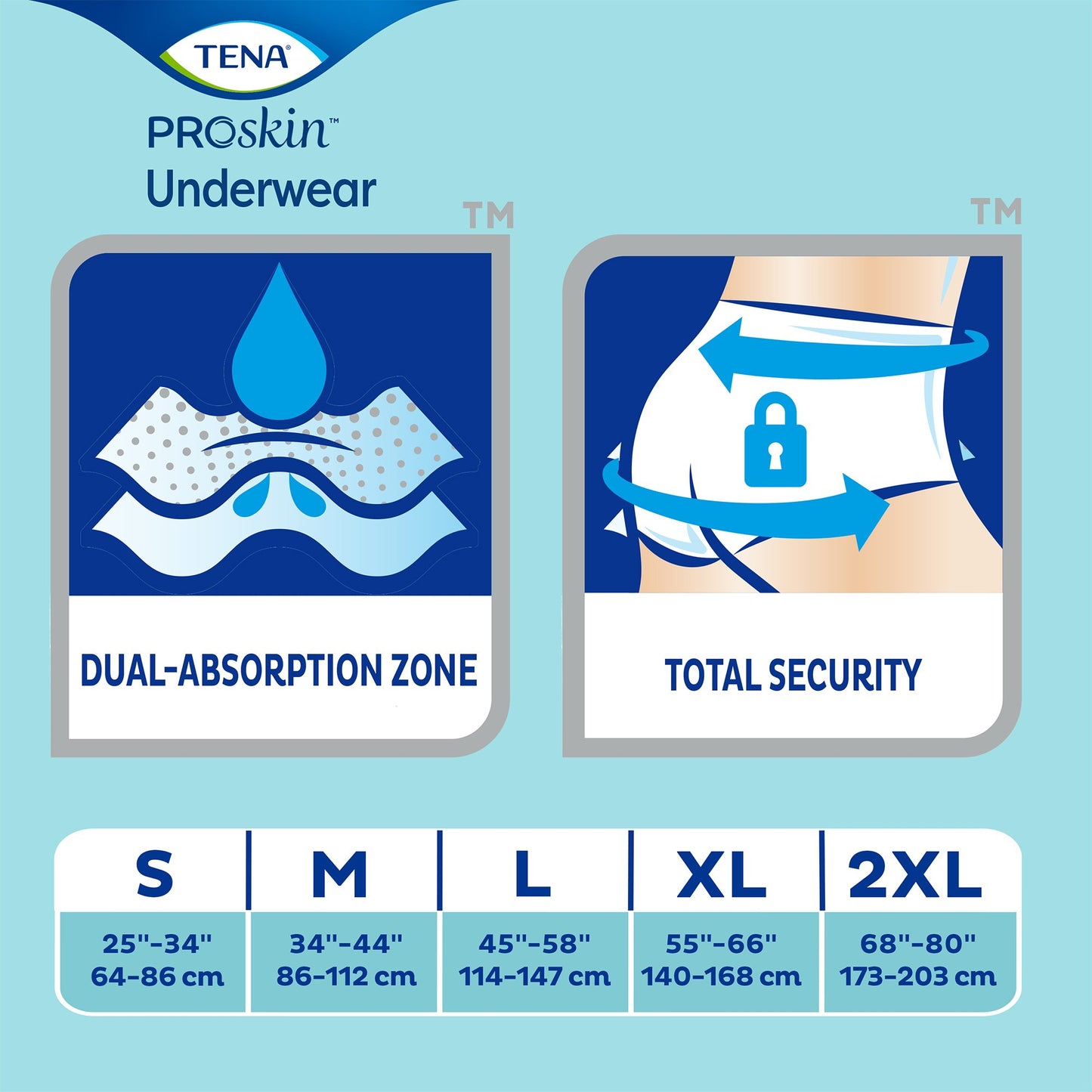 UNDERWEAR, TENA EXTRA PROTECTIVE LG (16/BG 4BG/CS)