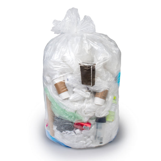 LINER, TRASH XHVY WT CLR 40X4840-45GAL 22MIC (150/CS)