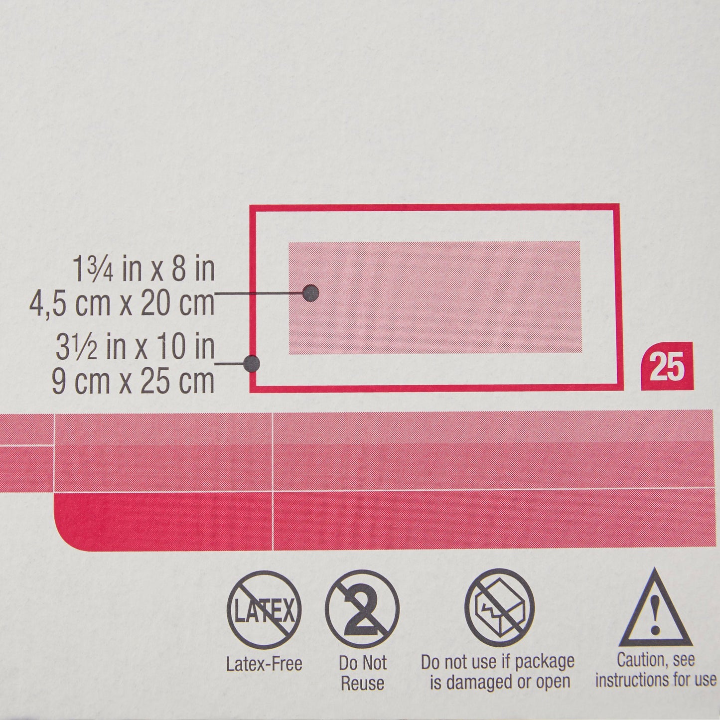 3M™ Medipore™ + Pad Soft Cloth Adhesive Dressing, 3.5 x 10 Inch