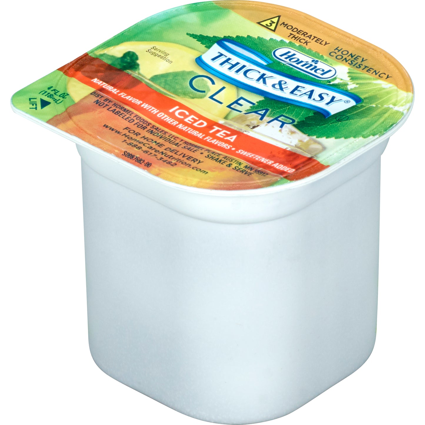 Thick & Easy® Clear Honey Consistency Iced Tea Thickened Beverage, 4-ounce Cup