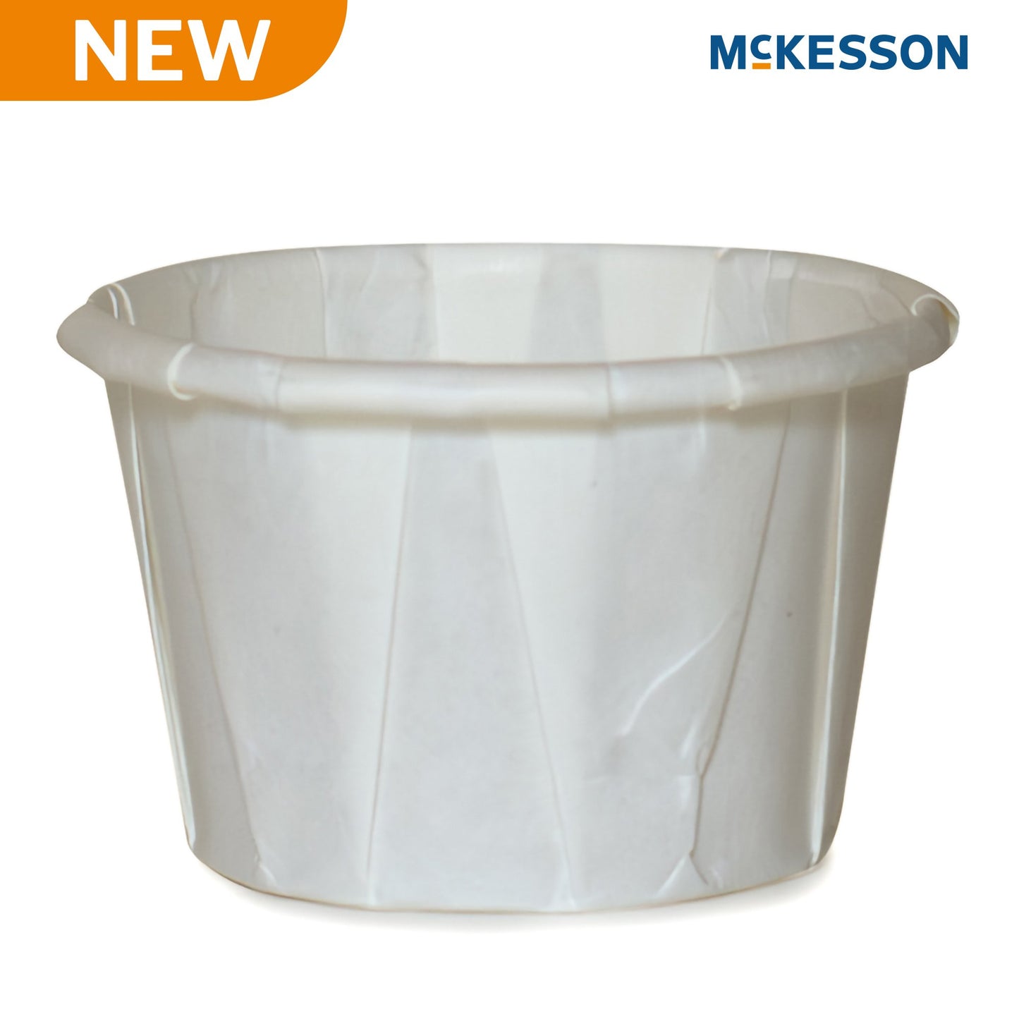 CUP, SOUFFLE PORTN TRTD PAPER WHT 1OZ (250/SL 20SL/CS)