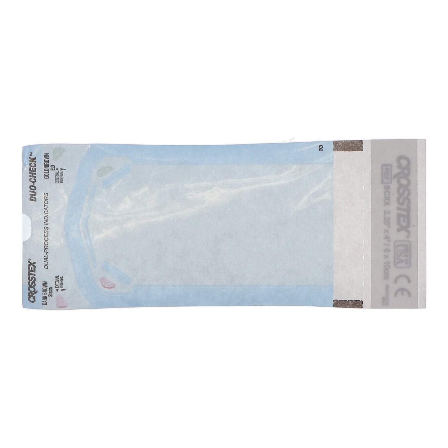 Duo-Check® Sterilization Pouch, 2-1/4 x 4-1/2 Inch