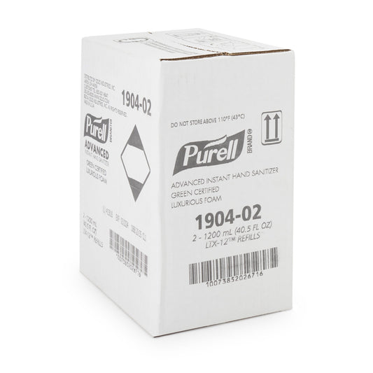 Hand Sanitizer Purell Advanced Green Certified 1,200 mL Ethyl Alcohol Foaming Dispenser Refill Bottle