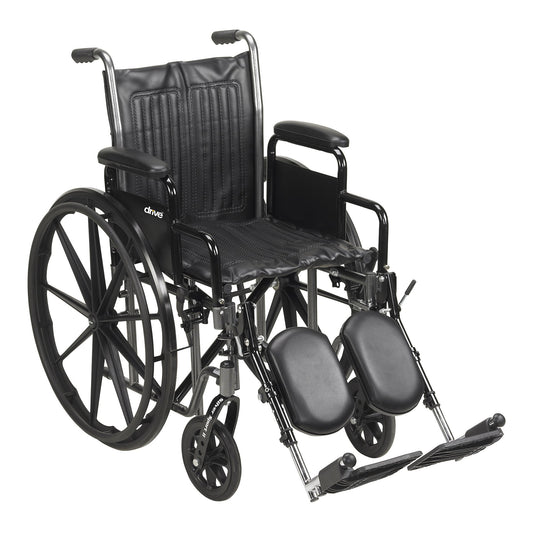 WHEELCHAIR, DDA SF 16" 250LBS