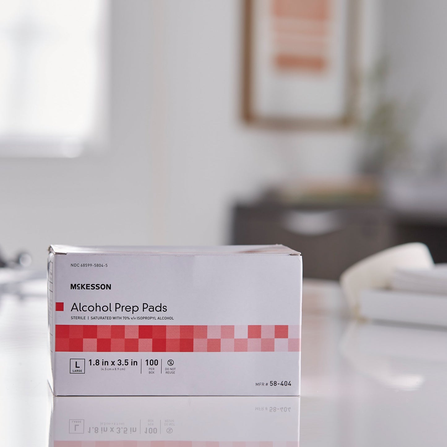 PAD, ALCOHOL PREP STR LG (100/BX 10BX/CS)