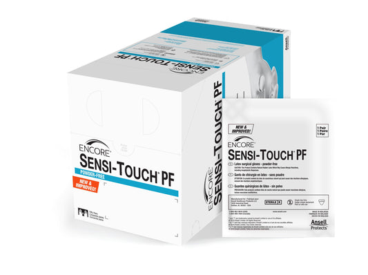 Powder-Free Surgical Latex Gloves, 6.5 STR2 SMTH (50PR/BX 4BX/CS)