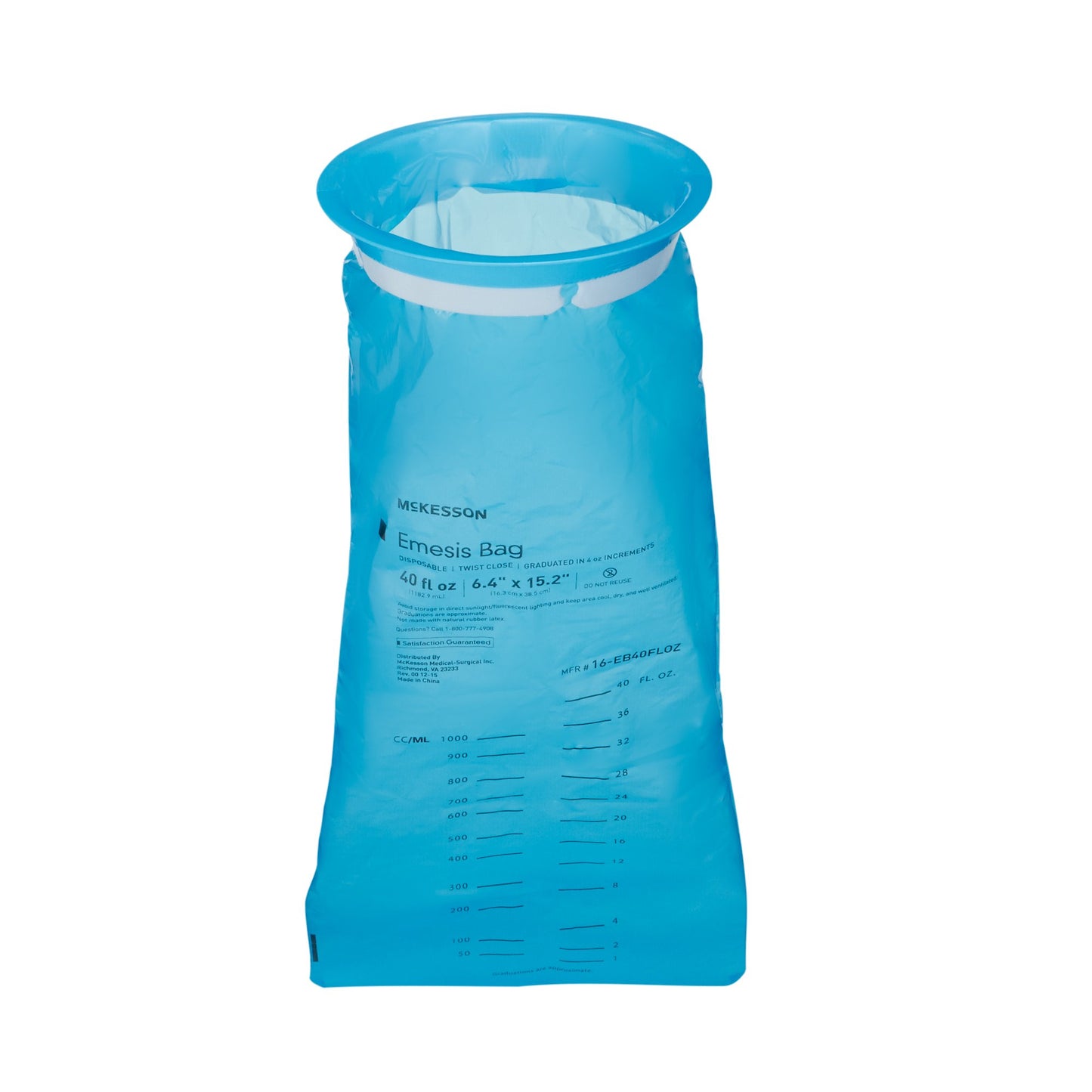 BAG, EMESIS 1000CC GRAD 40OZ (25/SL 4SL/CS)